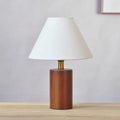 Lampe de Chevet Blanche et Bois Blanc uni