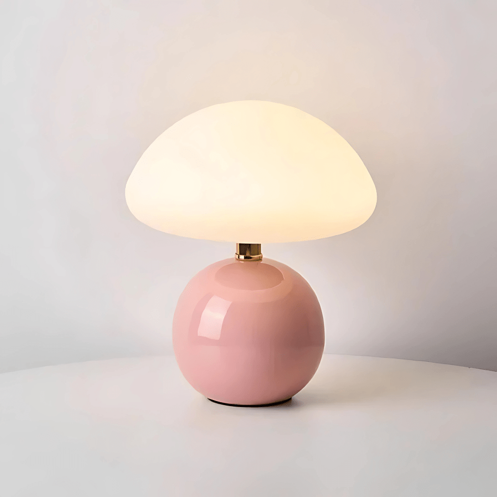Lampe de Chevet Blanche Rose