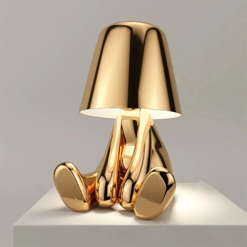 Lampe de Chevet Bonhomme Doré Doré / Sérénité