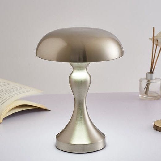Lampe de Chevet Champignon Tactile Argent