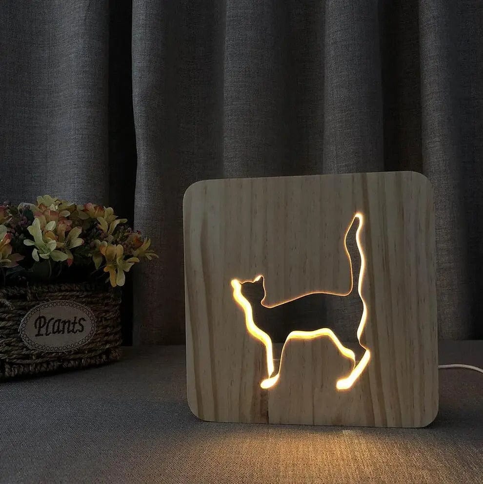 Lampe de Chevet Chat Modèle 4
