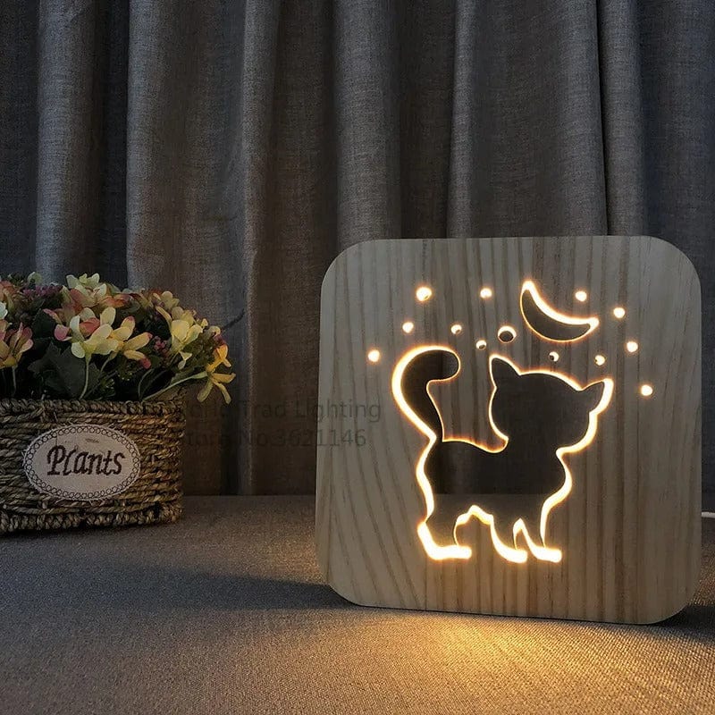 Lampe de Chevet Chat Modèle 5