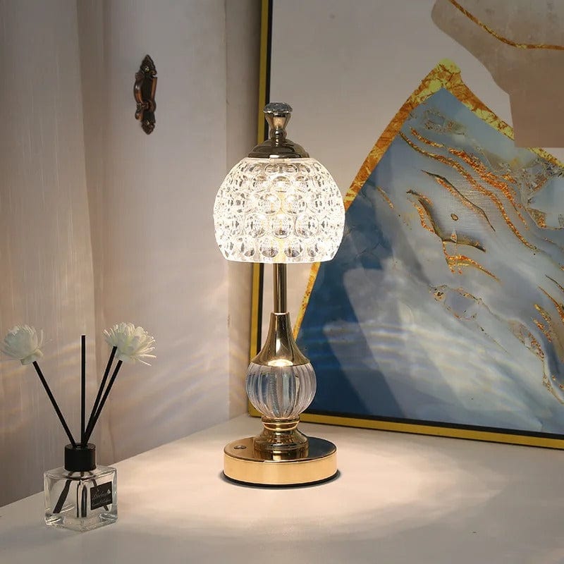 Lampe de Chevet Cristal Sans Fil