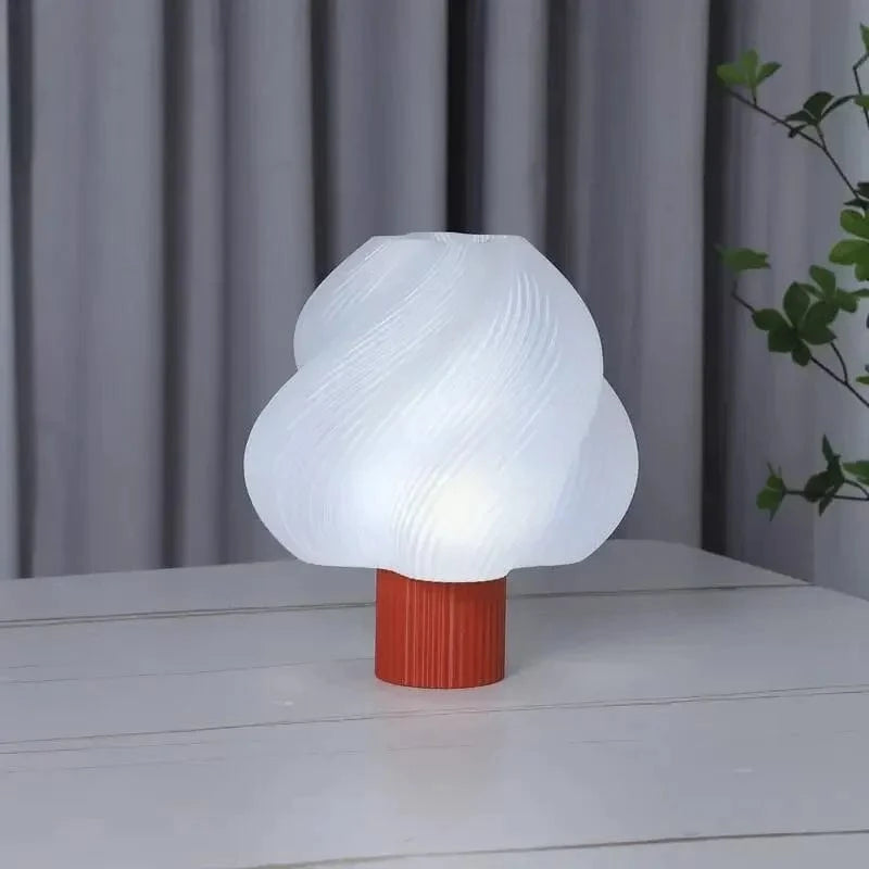 Lampe de Chevet Design Barbe à Papa AU plug / Red