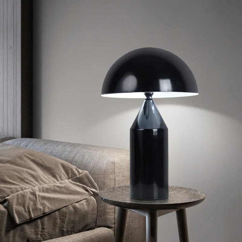 Lampe de Chevet Dorée Noir / 35x25cm / Lumière chaude