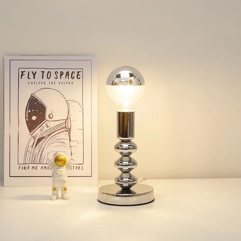 Lampe de Chevet en Métal Moyenne / Argent