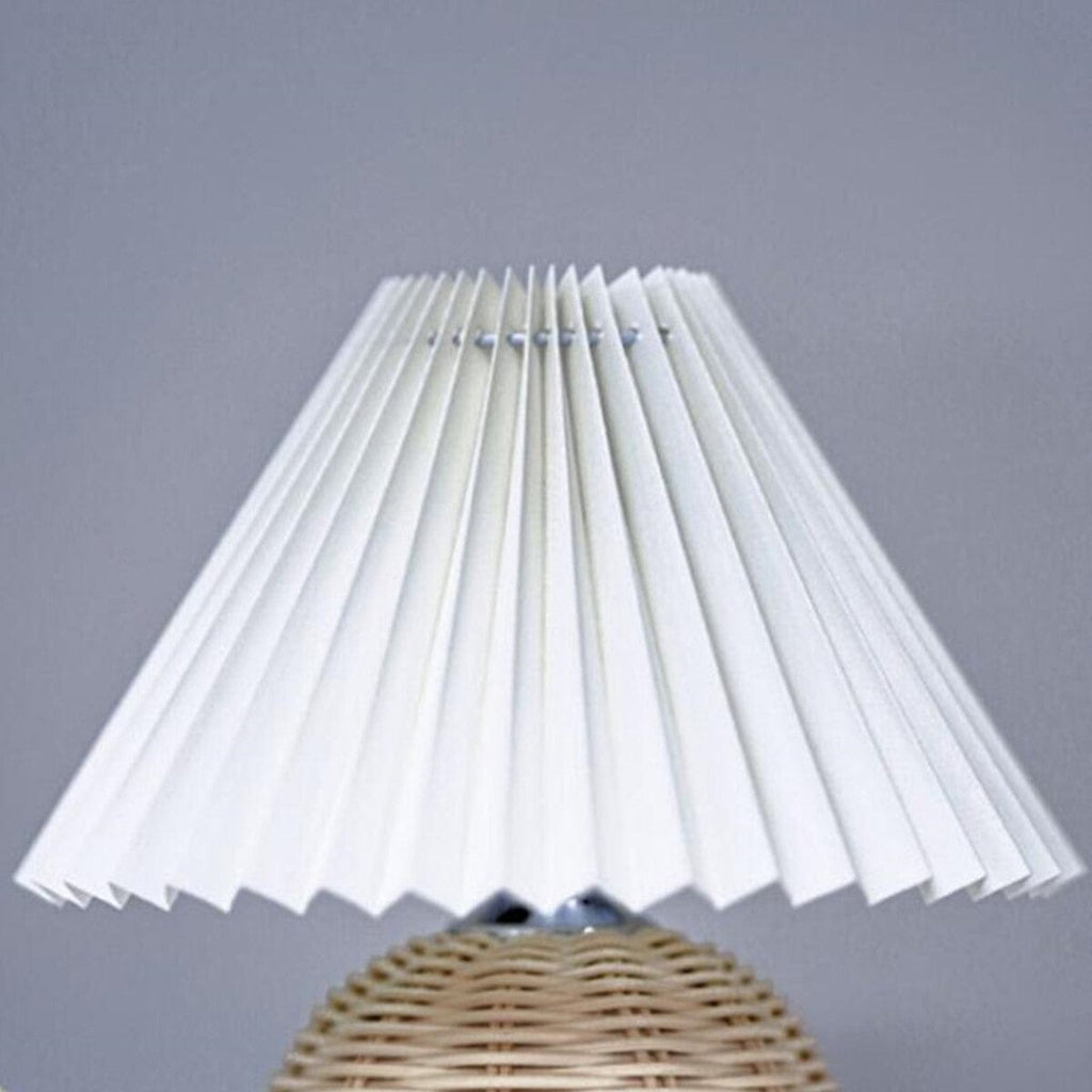 Lampe de Chevet en Osier Rond