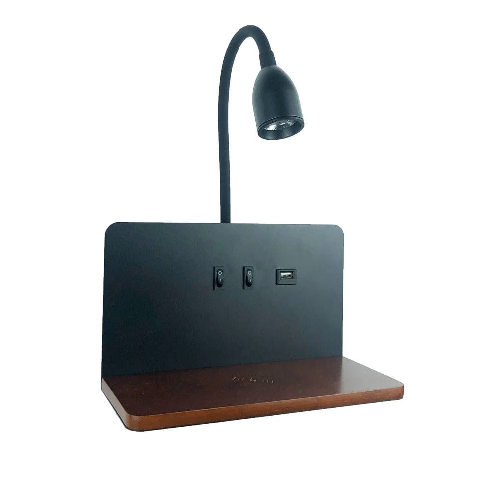 Lampe de Chevet Étagère Liseuse