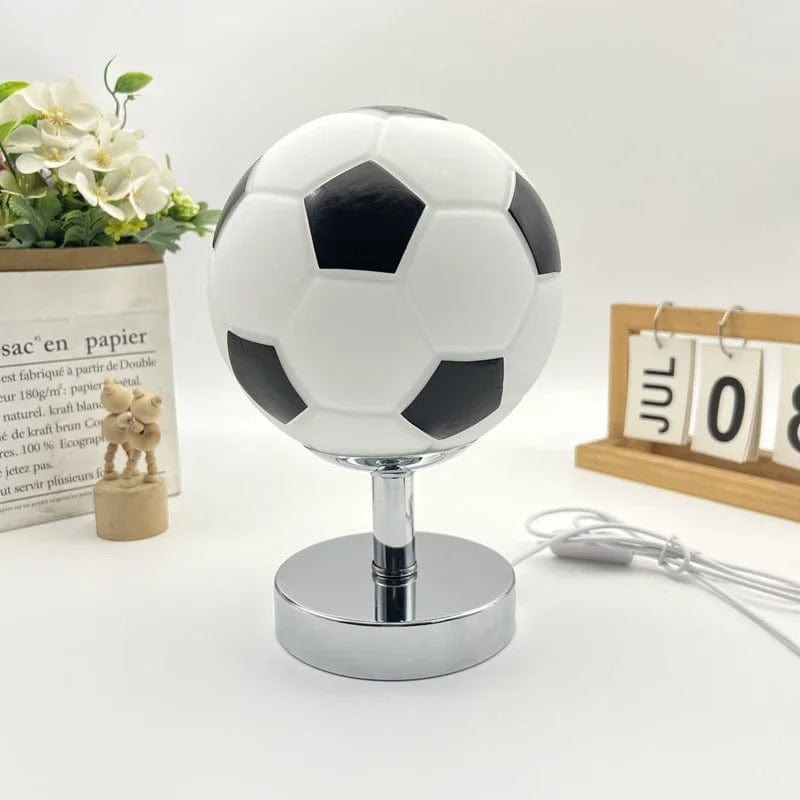 Lampe de Chevet Foot Noir / Argent