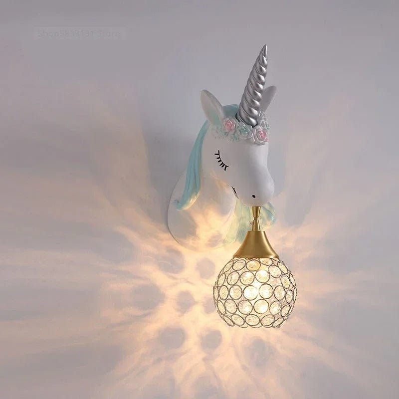 Lampe de Chevet Licorne Crystal
