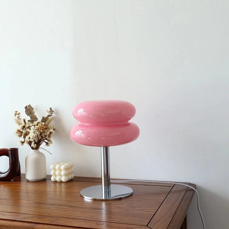 Lampe de Chevet Macaron Rose USB / Pink A