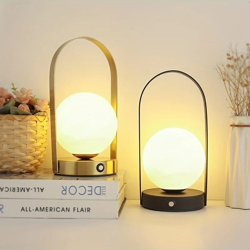 Lampe de Chevet Métal Noir