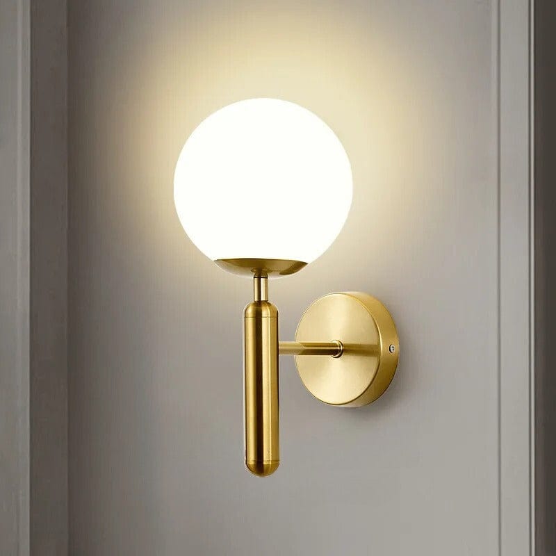 Lampe de Chevet Mural Dorée