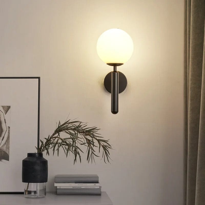 Lampe de Chevet Mural Dorée Noir