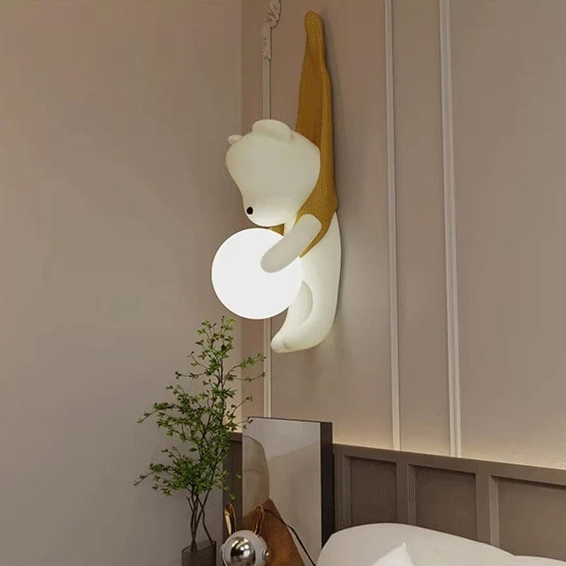 Lampe de Chevet Murale Design Ourson