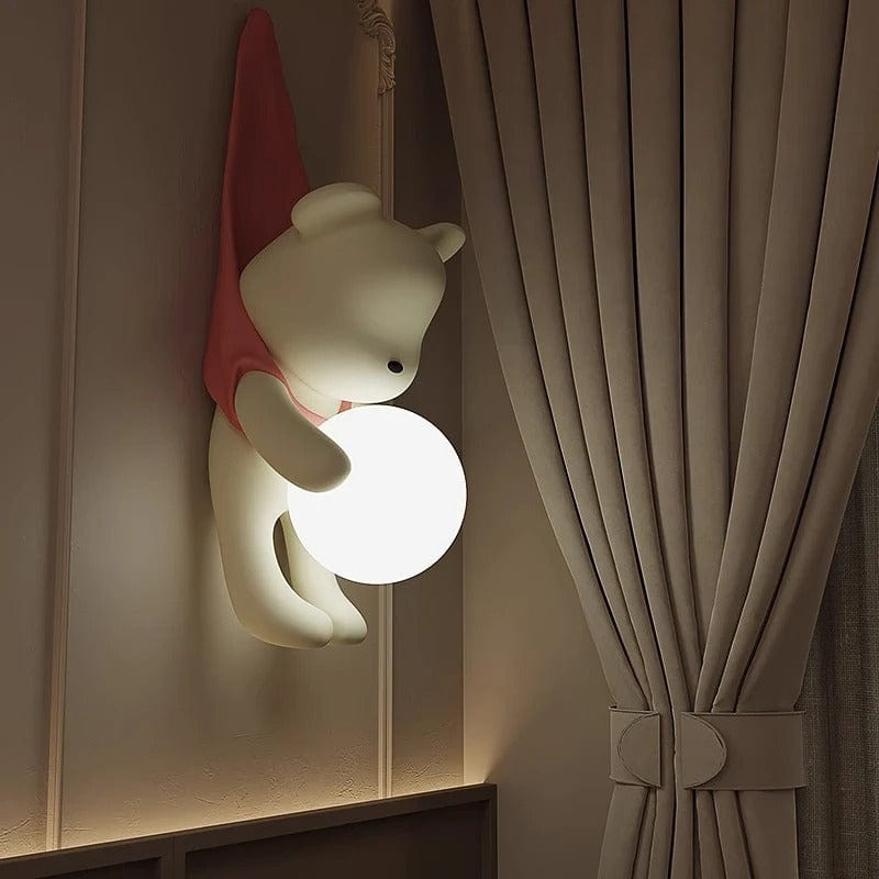 Lampe de Chevet Murale Design Ourson