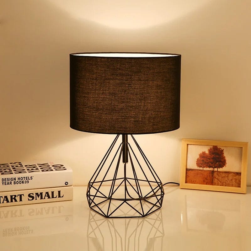 Lampe de Chevet Noir Noir