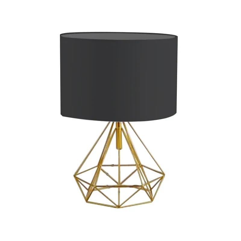 Lampe de Chevet Noir Noir or