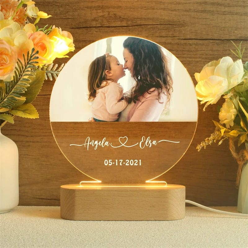 Lampe de Chevet Personnalisé Blanc chaud