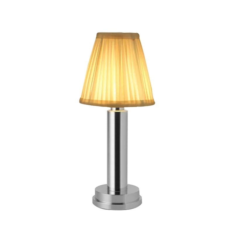Lampe de Chevet Rechargeable Argent