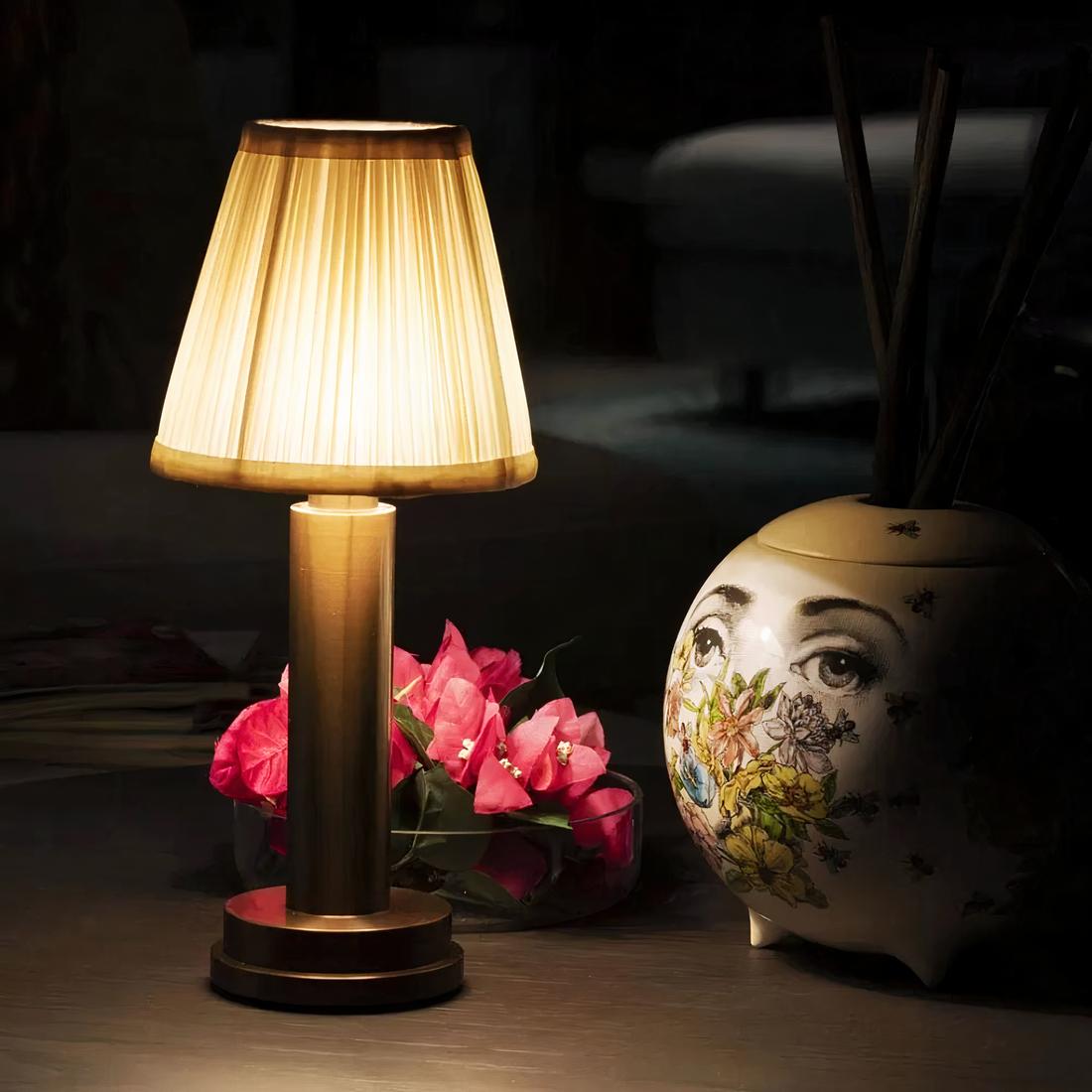 Lampe de Chevet Rechargeable Doré