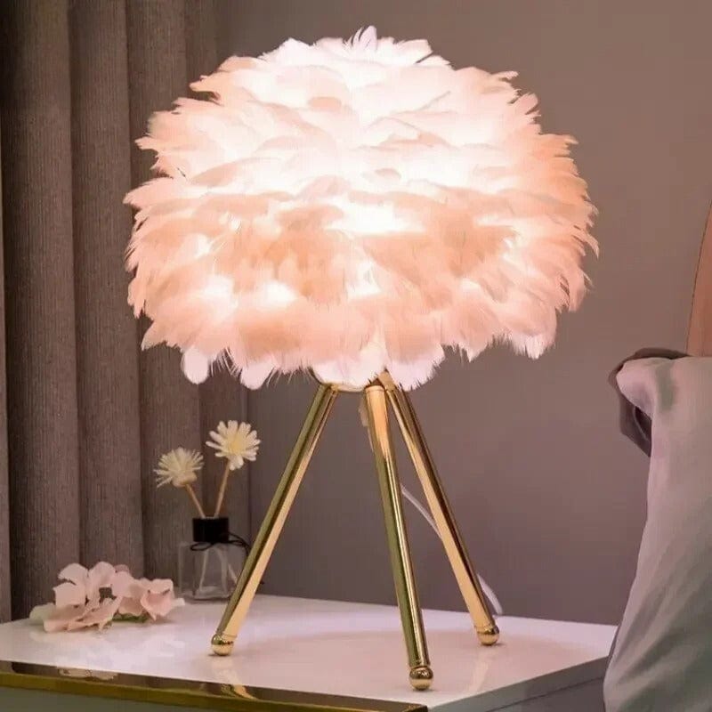 Lampe de Chevet Romantique Rose