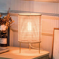 Lampe de Chevet Rotin