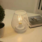 Lampe de Chevet sur Piles Blanc / Unité