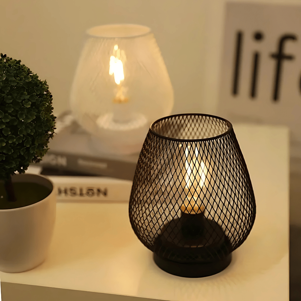 Lampe de Chevet sur Piles Noir / Unité