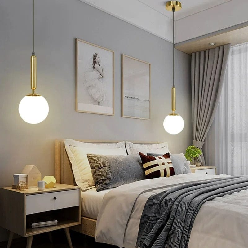 Lampe de Chevet Suspendue Ronde
