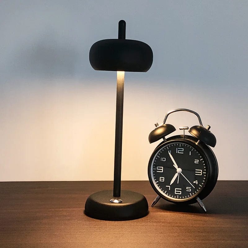 Lampe de Chevet Tactile Champignon Led Noir