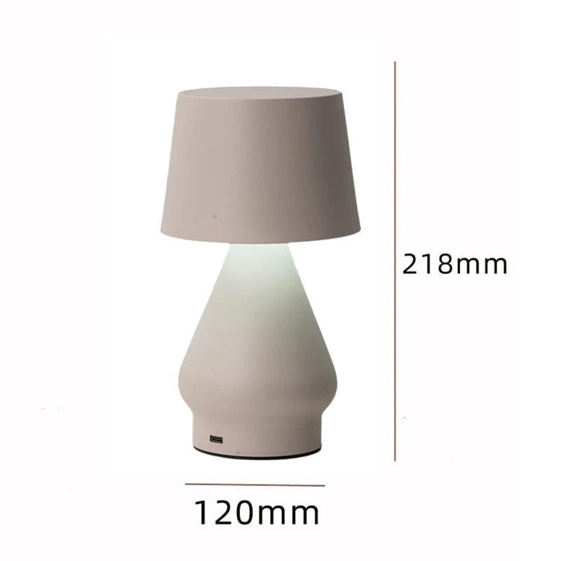Lampe de Chevet Terracotta Blanc