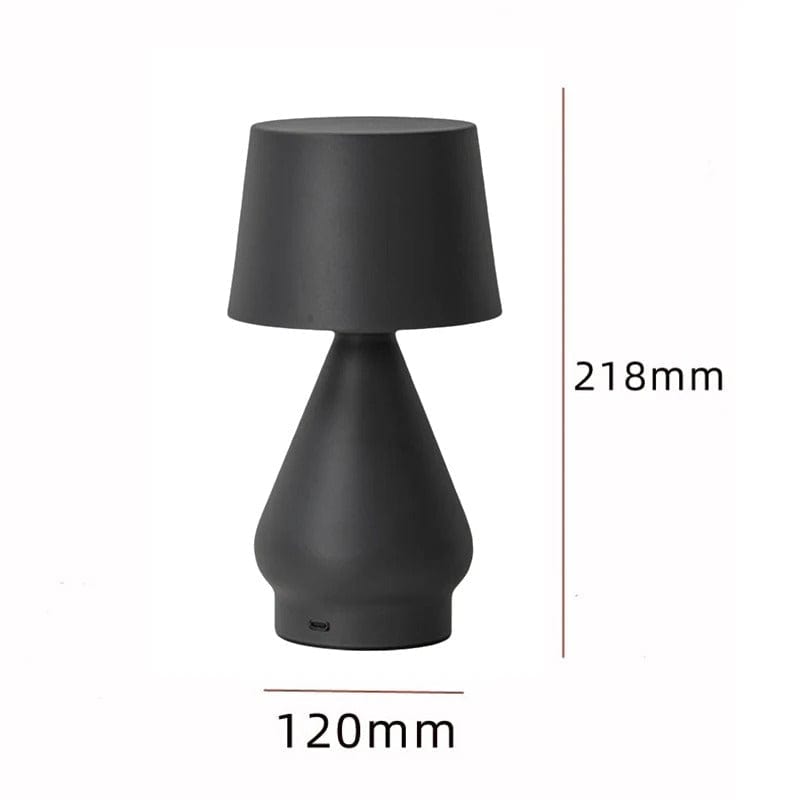 Lampe de Chevet Terracotta Noir