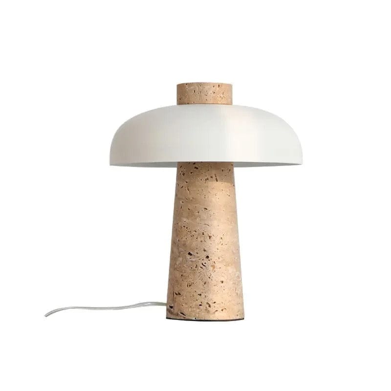 Lampe de Chevet Travertin Blanc