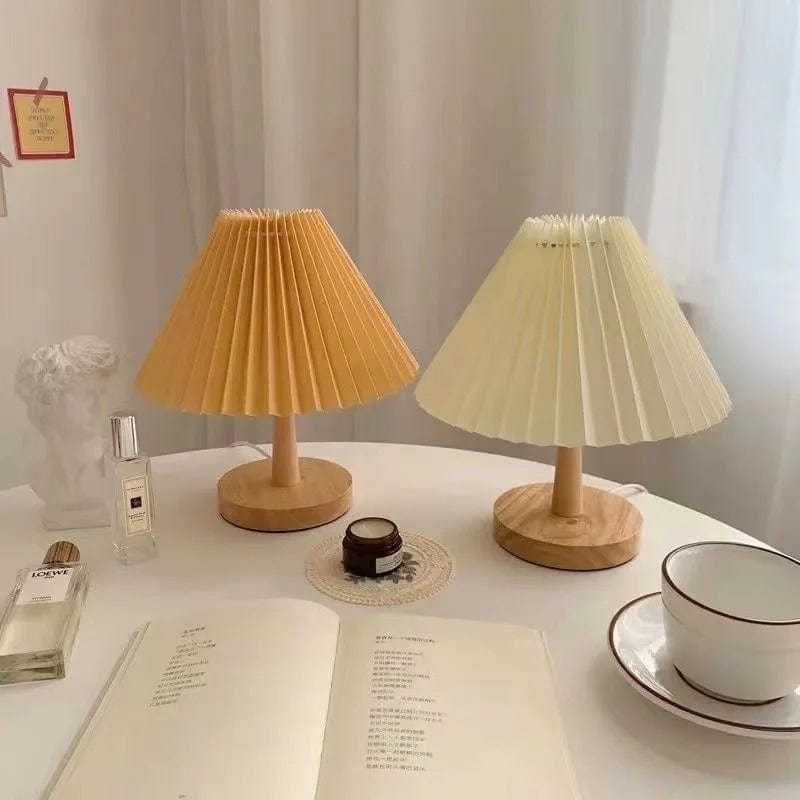 Lampe de Table Chevet Bois
