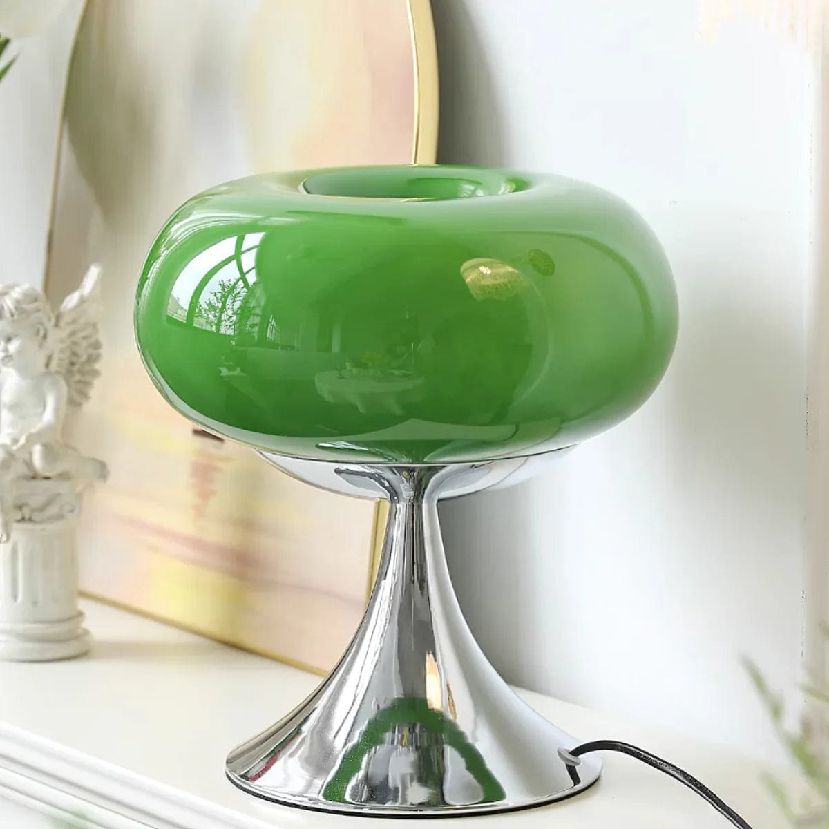 Lampe de Table de Chevet Ronde