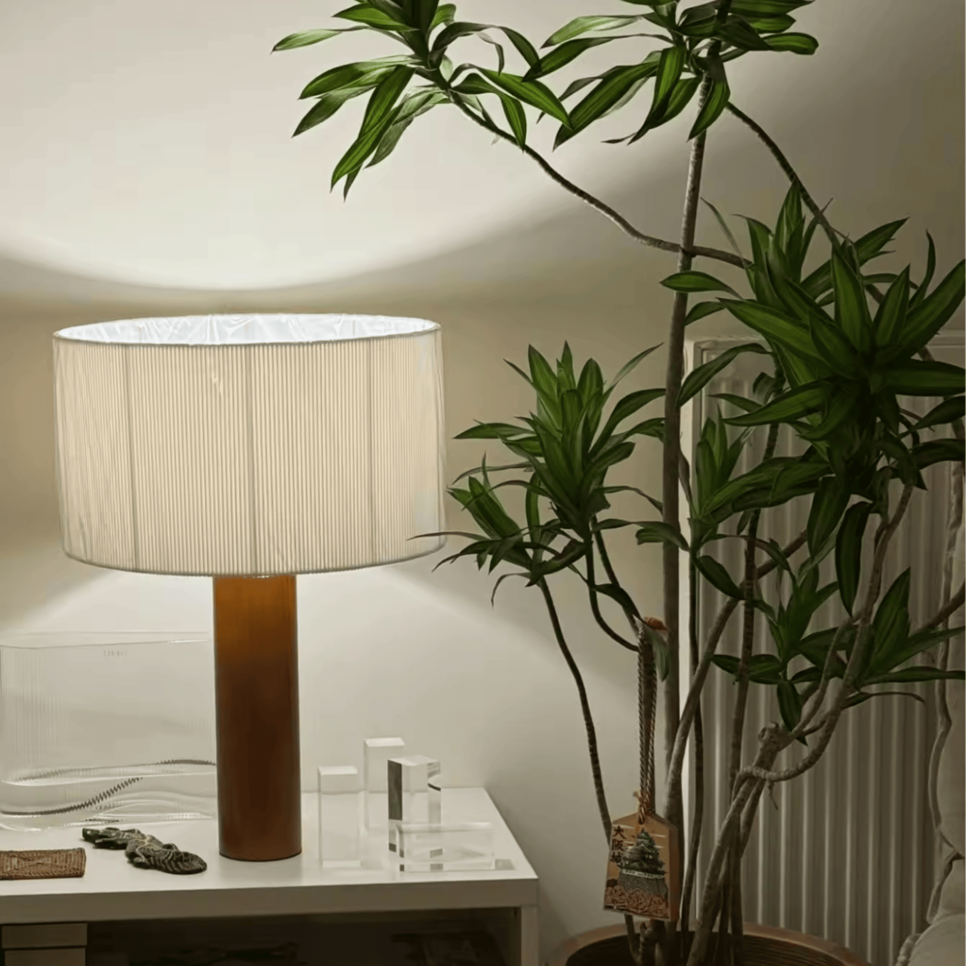 Lampe en Bois Moderne Lumière chaude