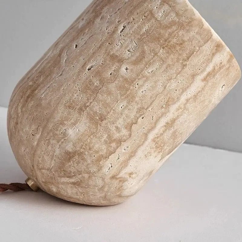 Lampe en Travertin Design
