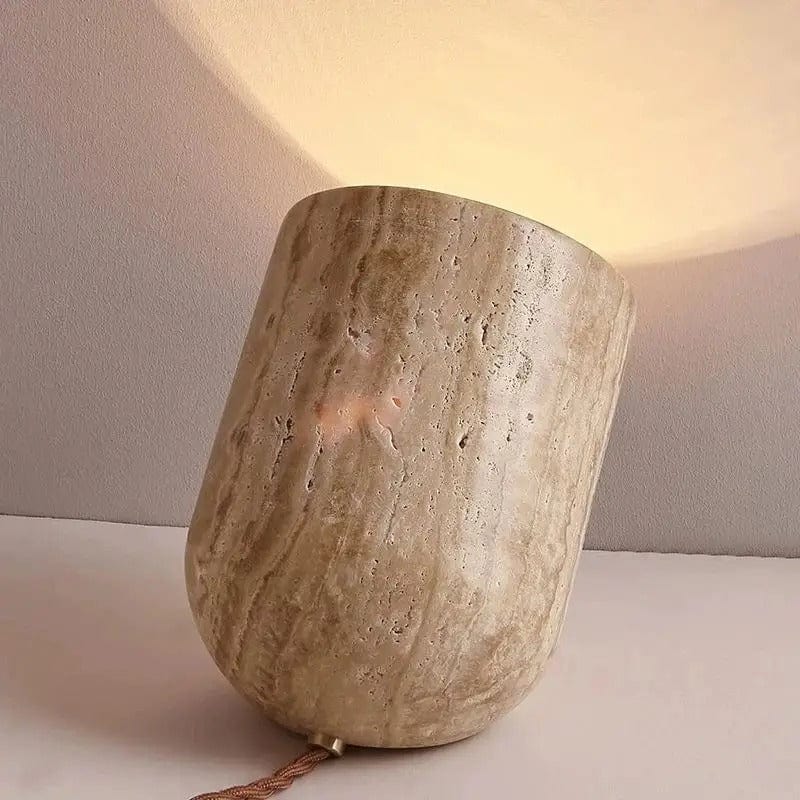 Lampe en Travertin Design