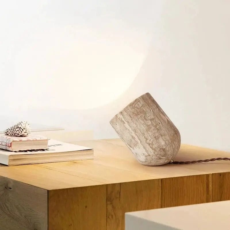 Lampe en Travertin Design