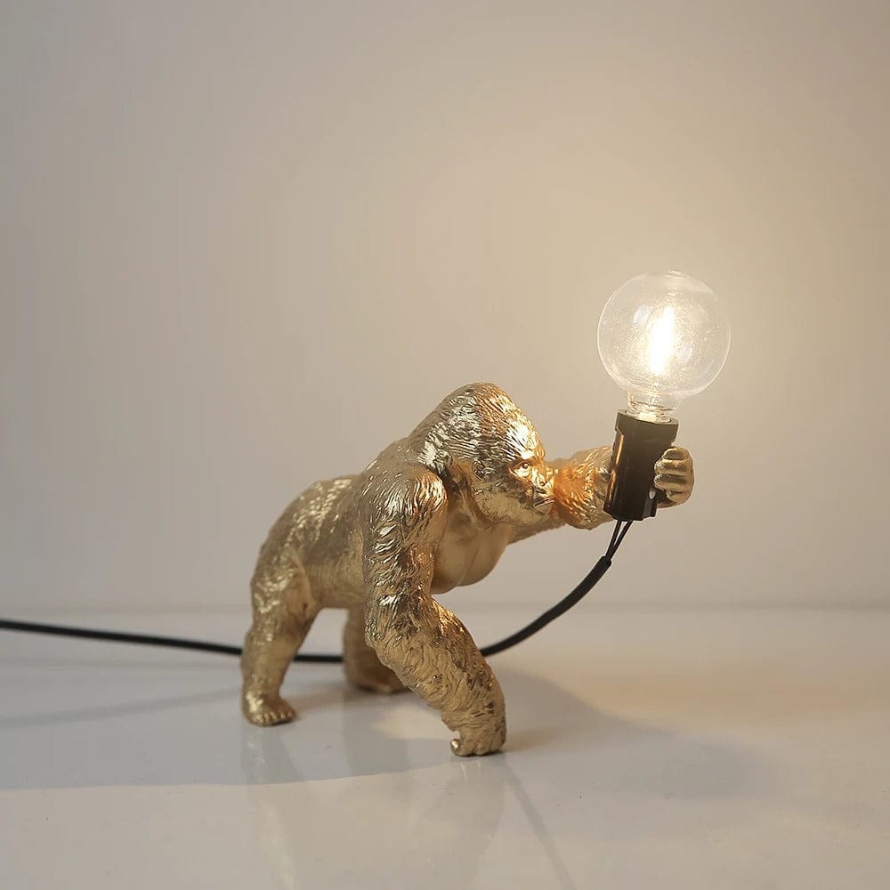 Lampe Gorille Modèle 1 / Doré
