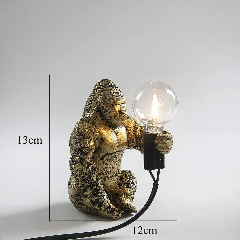 Lampe Gorille Modèle 2 / Bronze