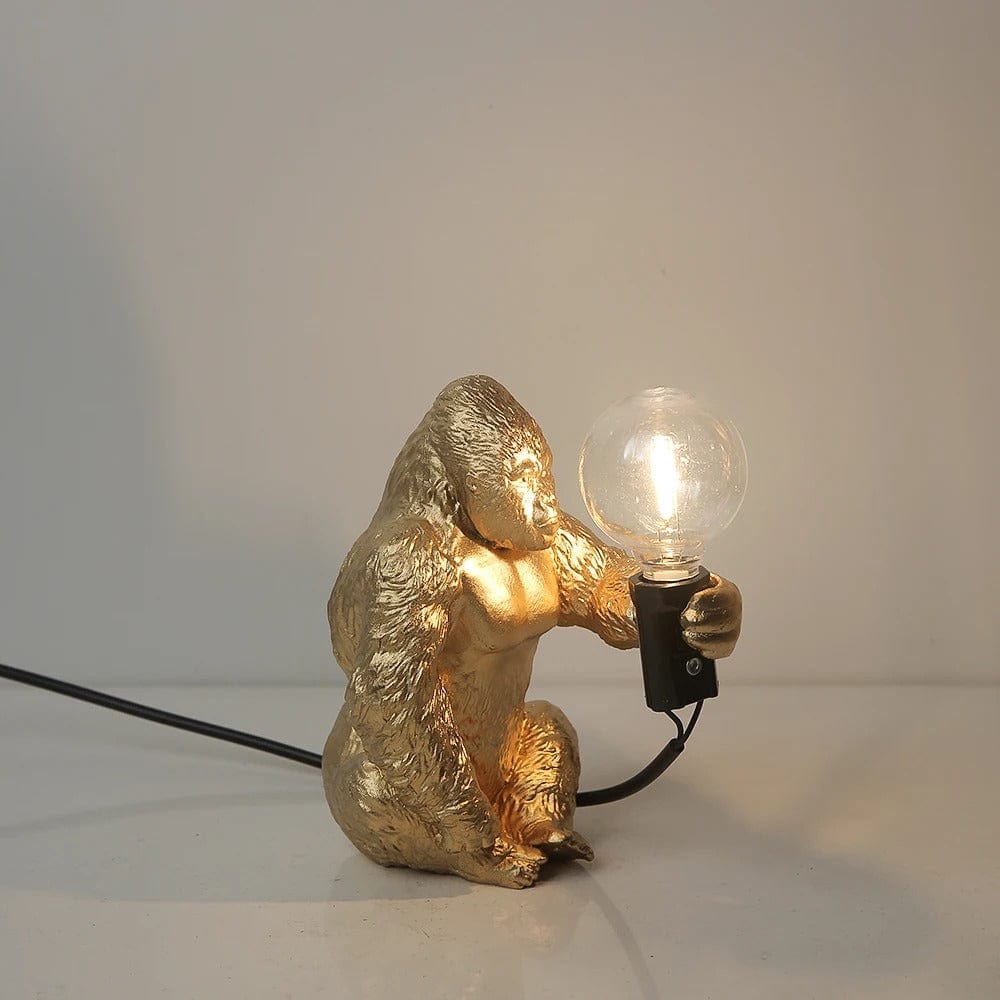 Lampe Gorille Modèle 2 / Doré