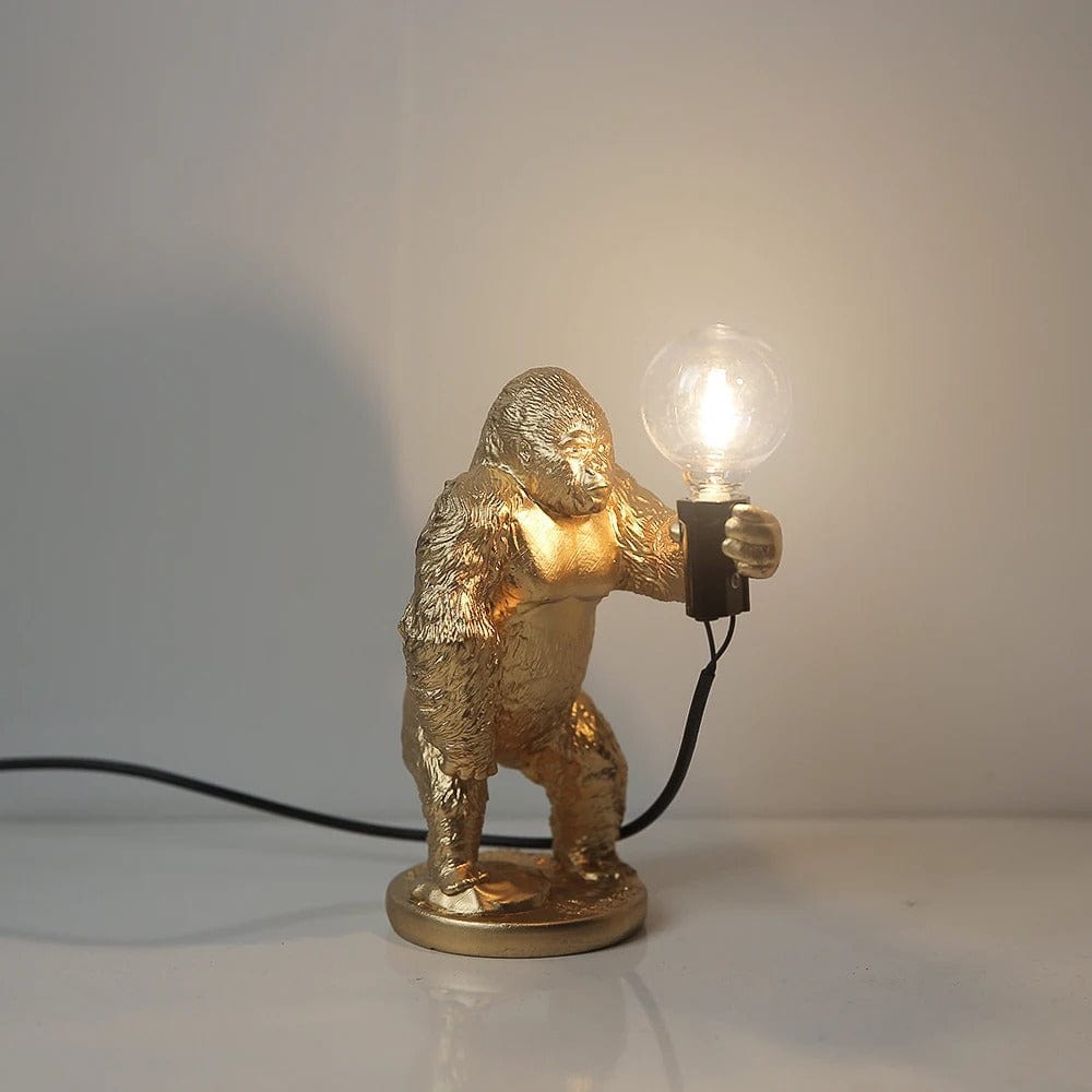 Lampe Gorille Modèle 3 / Doré