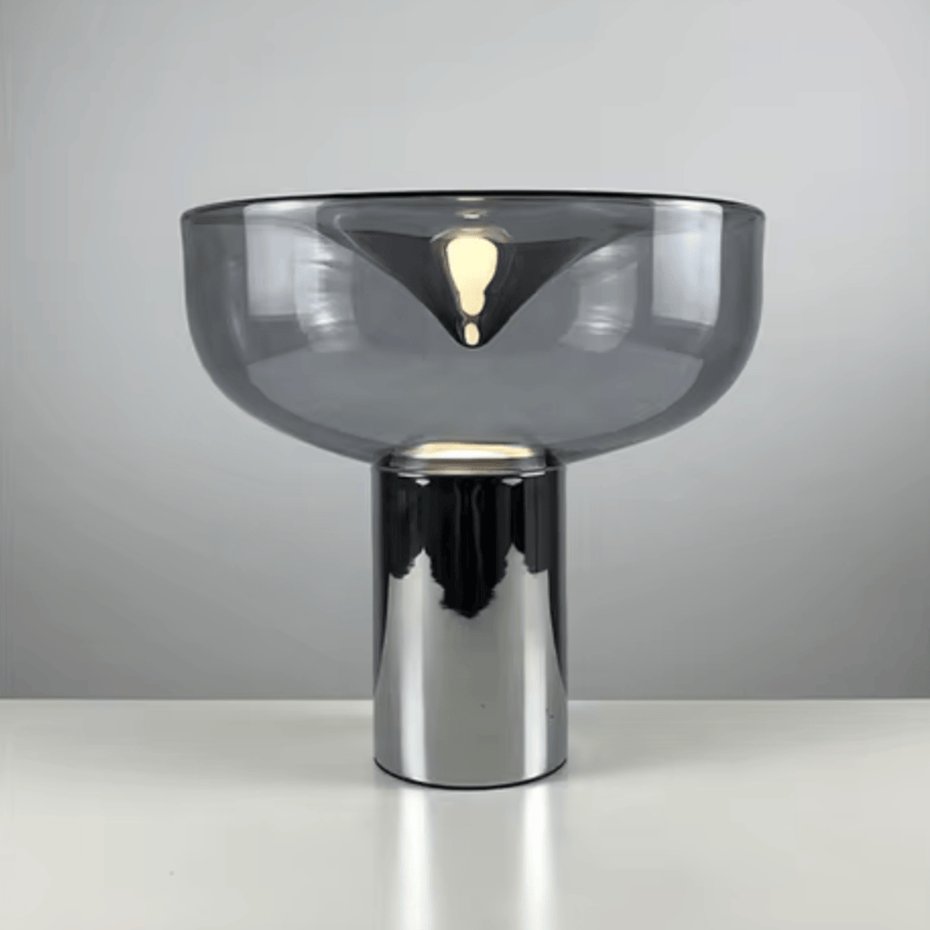 Lampe Luxe Argent / Fumé