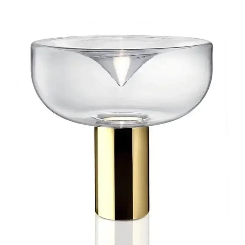 Lampe Luxe Or / Transparent