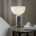 Lampe Marbre Gris / 35x25cm