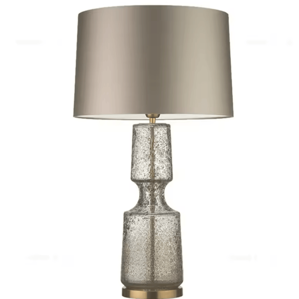 Lampe Minimaliste en Verre Gris / 65x35cm