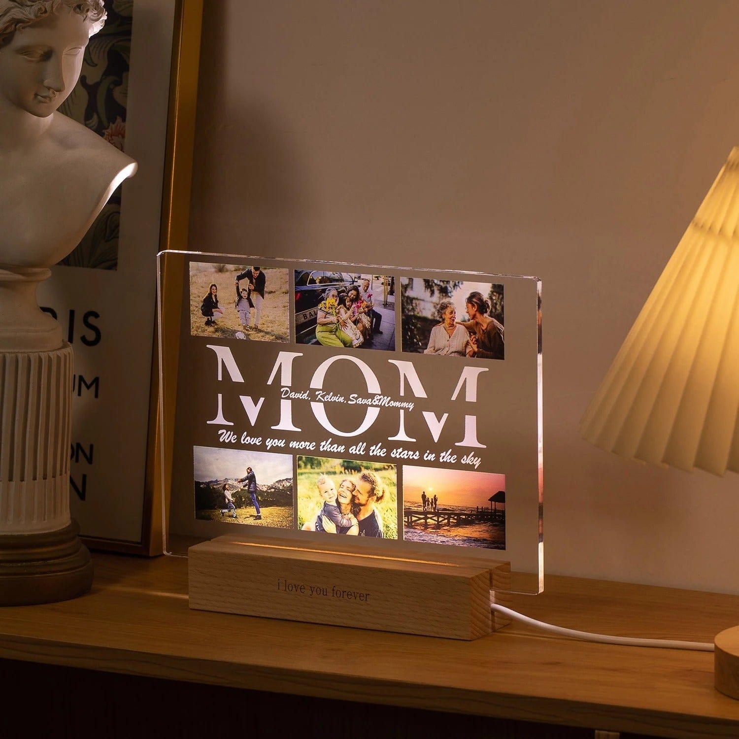 Lampe Personnalisé Blanc chaud