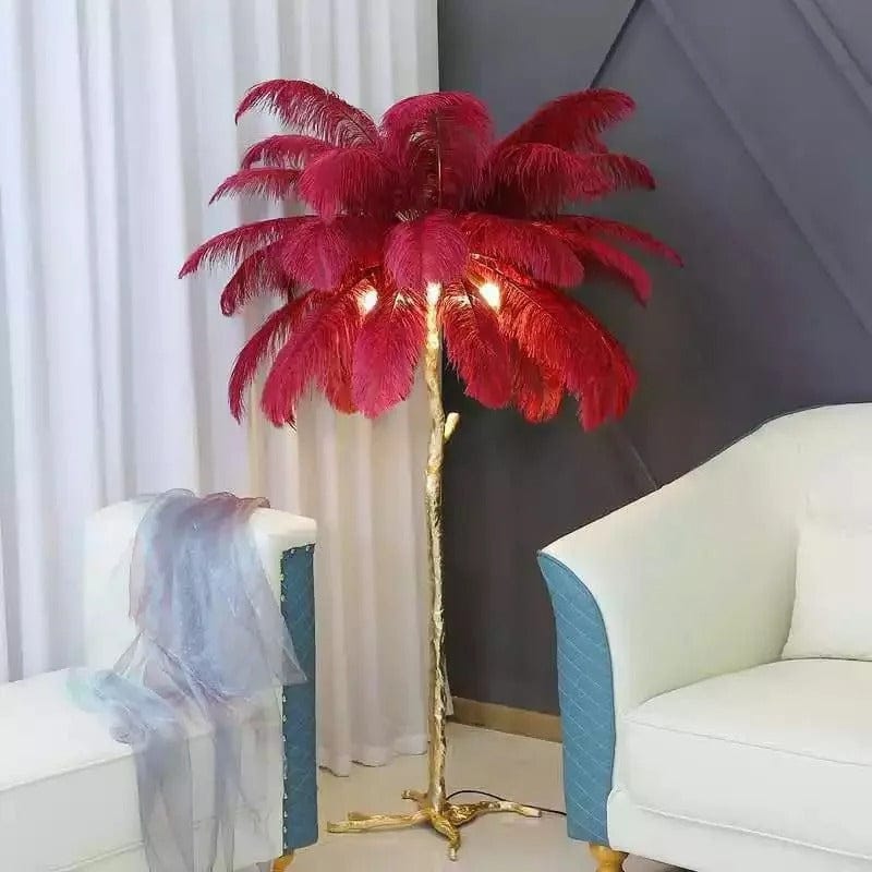 Lampe Plume d'Autruche